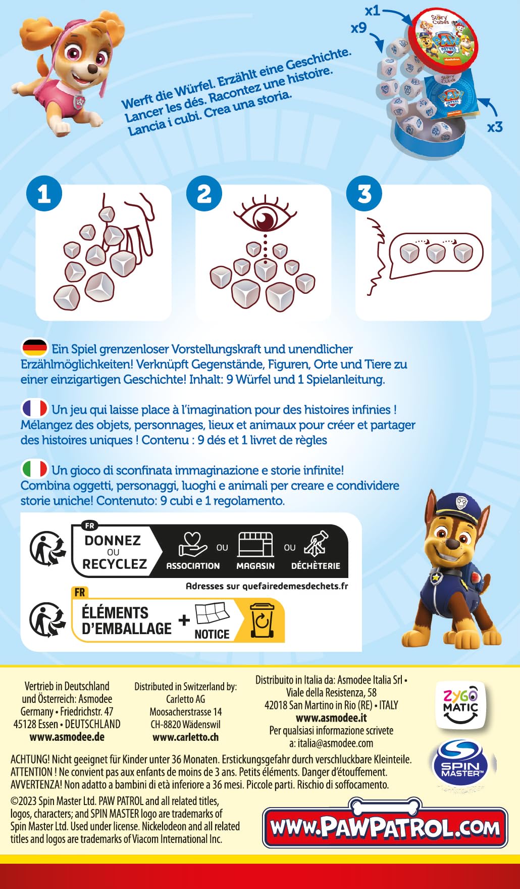 rorys-story-cubes-paw-patrol-w-rfelspiel-9-w-rfel-ab-4-jahren image 4