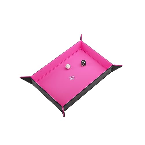 gamegenic-magnetic-dice-tray-rechteckig-w-rfelschale-schwarz-pink image 8